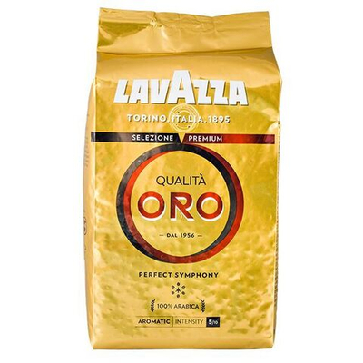 Кофе в зернах Lavaza Qualita Oro, арабика, 1 кг (Италия)