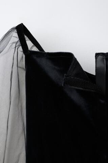 ZARA КОСТЮМ РУСАЛКИ С ПАЙЕТКАМИ, ЧЕРНЫЙ