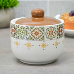 Сахарница 450мл с ложкой "Касабланка", Prima Collection