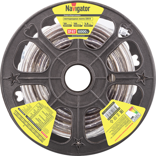 СД Лента Navigator 14 511 NLS-3528CW60-4.8-IP67-220V