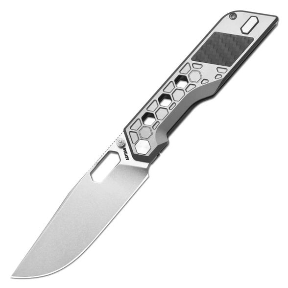 Цена наСкладной нож Artisan Beest, сталь S35VN, рукоять титан/карбон