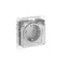 Розетка с крышкой Systeme Electric AtlasDesign Aqua Алюминий, самозажимные клеммы ATN440346S