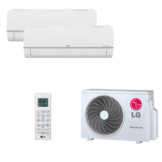 Мультисплит система на 2 комнаты LG PM09SP x 2 / MU2M17