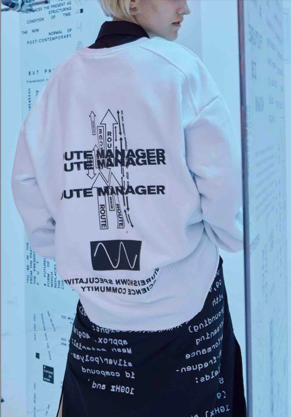 Толстовка Futureisnown Route manager #1 Белая - фото 14
