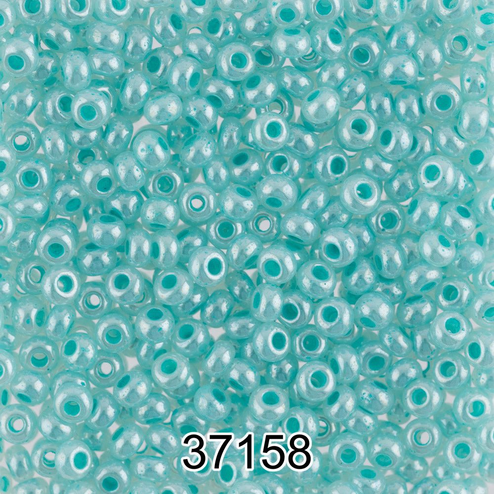 Бисер Preciosa 10/0 (2.3 мм), 500 г, 37158 (Ф038) бирюзовый Бисер Preciosa 10/0 (2.3 мм), 500 г, 37158 (Ф038) бирюзовый