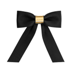 Balmain Hair Заколка Заколка-бант большой кожаный Limited Edition Barrette Bow FW21