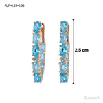 Серьги медицинский сплав - арт1175
