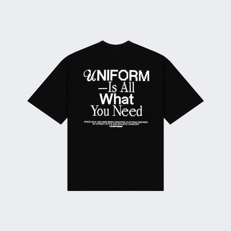 Футболка UNIFORM Heavy Pixel, черный