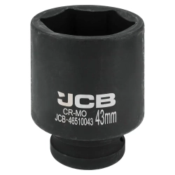 Головка ударная глубокая 43мм (6гр.), 3/4'' JCB JCB-46510043