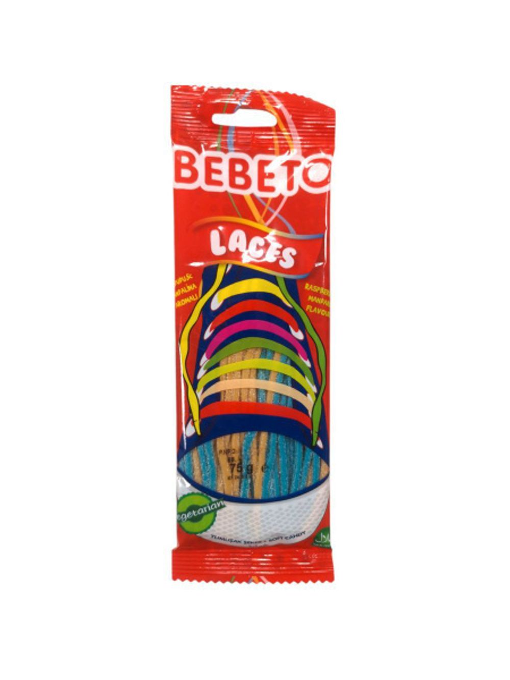 Мармелад BEBETО LACES мандар и малина 75г