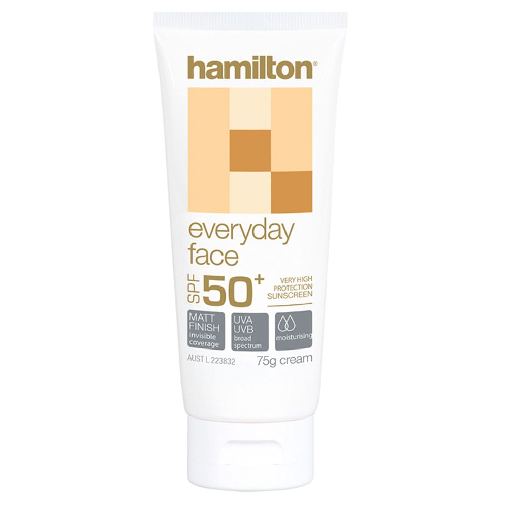 Ежедневный солнцезащитный крем SPF50+ Hamilton Everyday Face Cream 50 мл