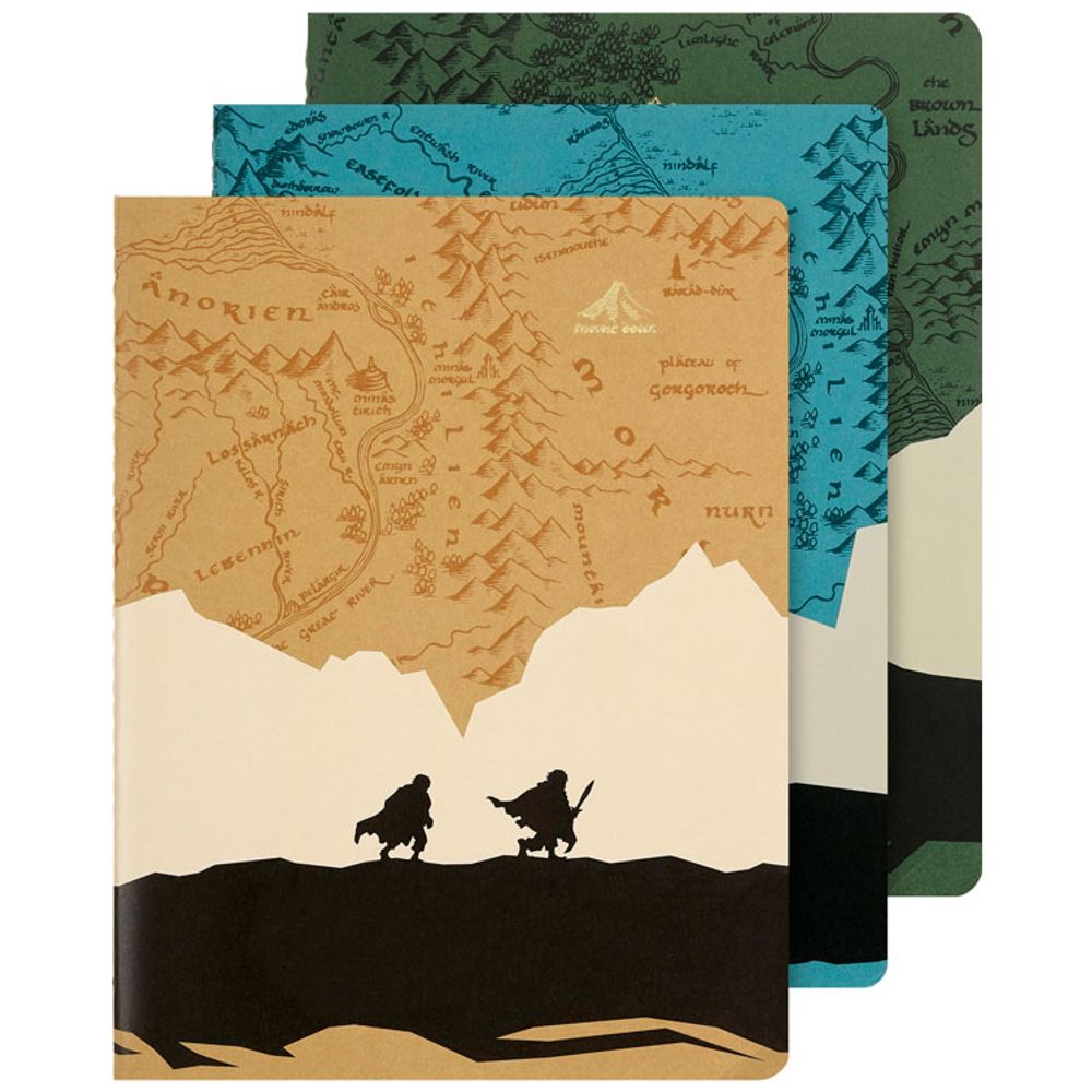 3 блокнота Moleskine Cahier Limited Lord of Rings (LELRQP321BND)