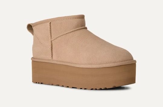 UGG Угги на платформе Classic Ultra Mini, песочный