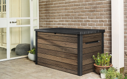 Пластиковый сундук Keter Deco deck 870 л brown