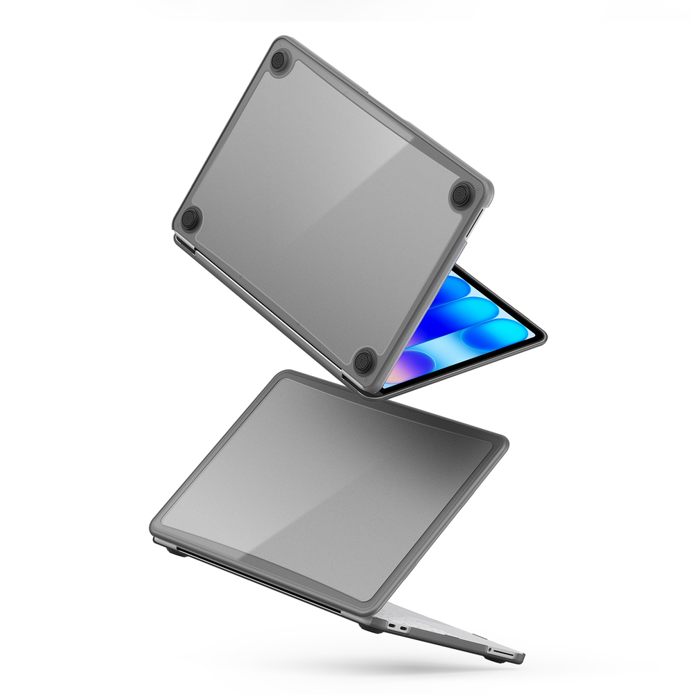 Чехол тонированный серый для ноутбука MacBook Neo 13 (с 2026-), серии LCGB Series Protective от Dux Ducis