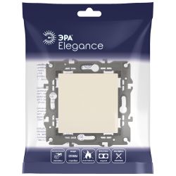Выключатель ЭРА Elegance 14-1101-02 10АХ-250В IP20 слоновая кость | Эра Elegance