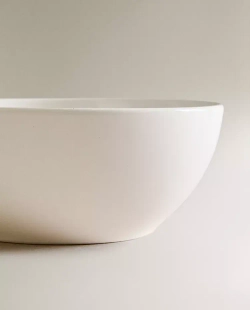 ZARA HOME САЛАТНИЦА ИЗ КЕРАМИКИ, БЕЛЫЙ