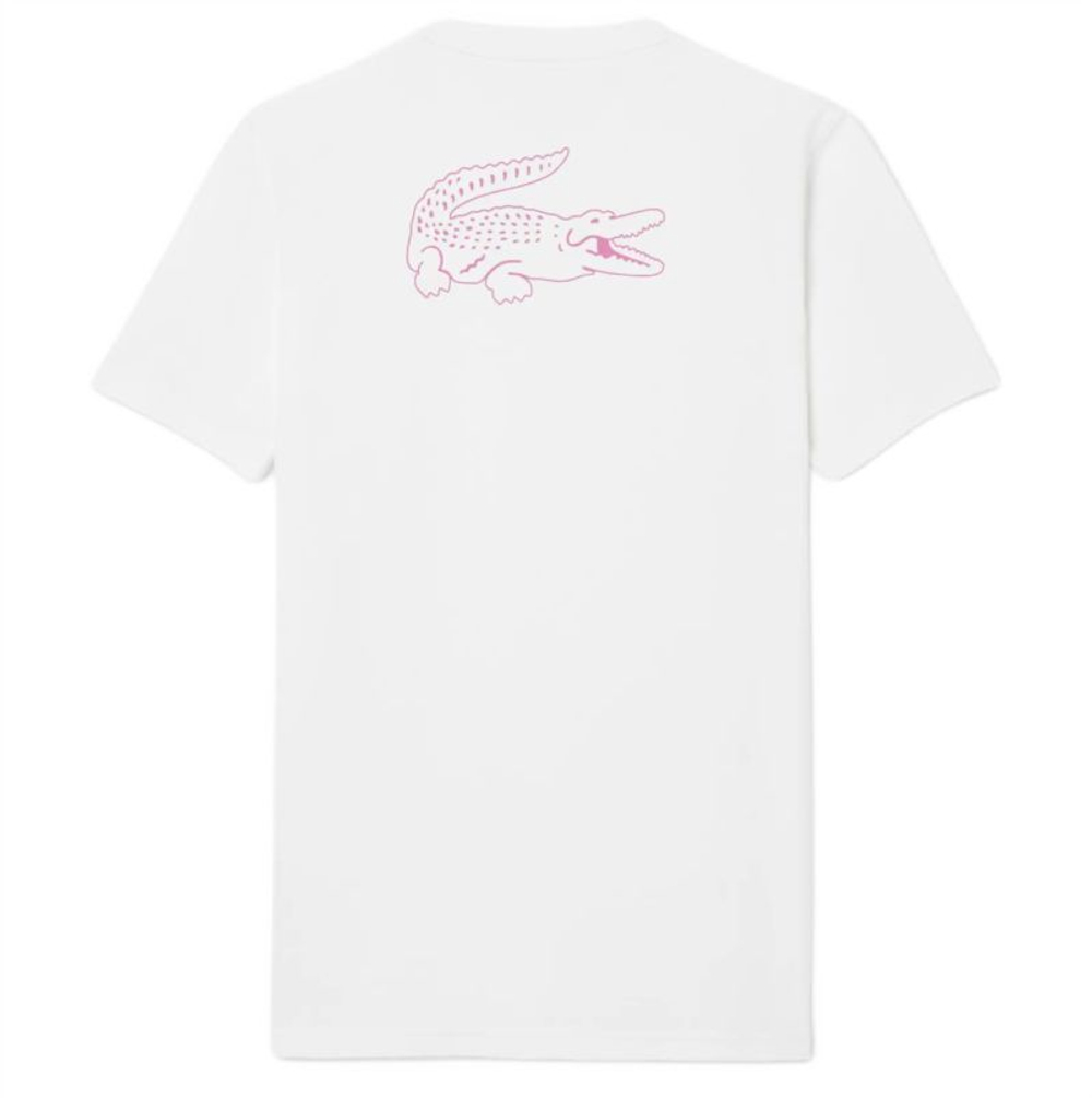 Теннисная футболка Lacoste Ultra Dry Sport - white