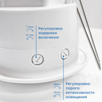 Точечный датчик движения и света инфракрасный, встраиваемый, 220В, 360 градусов