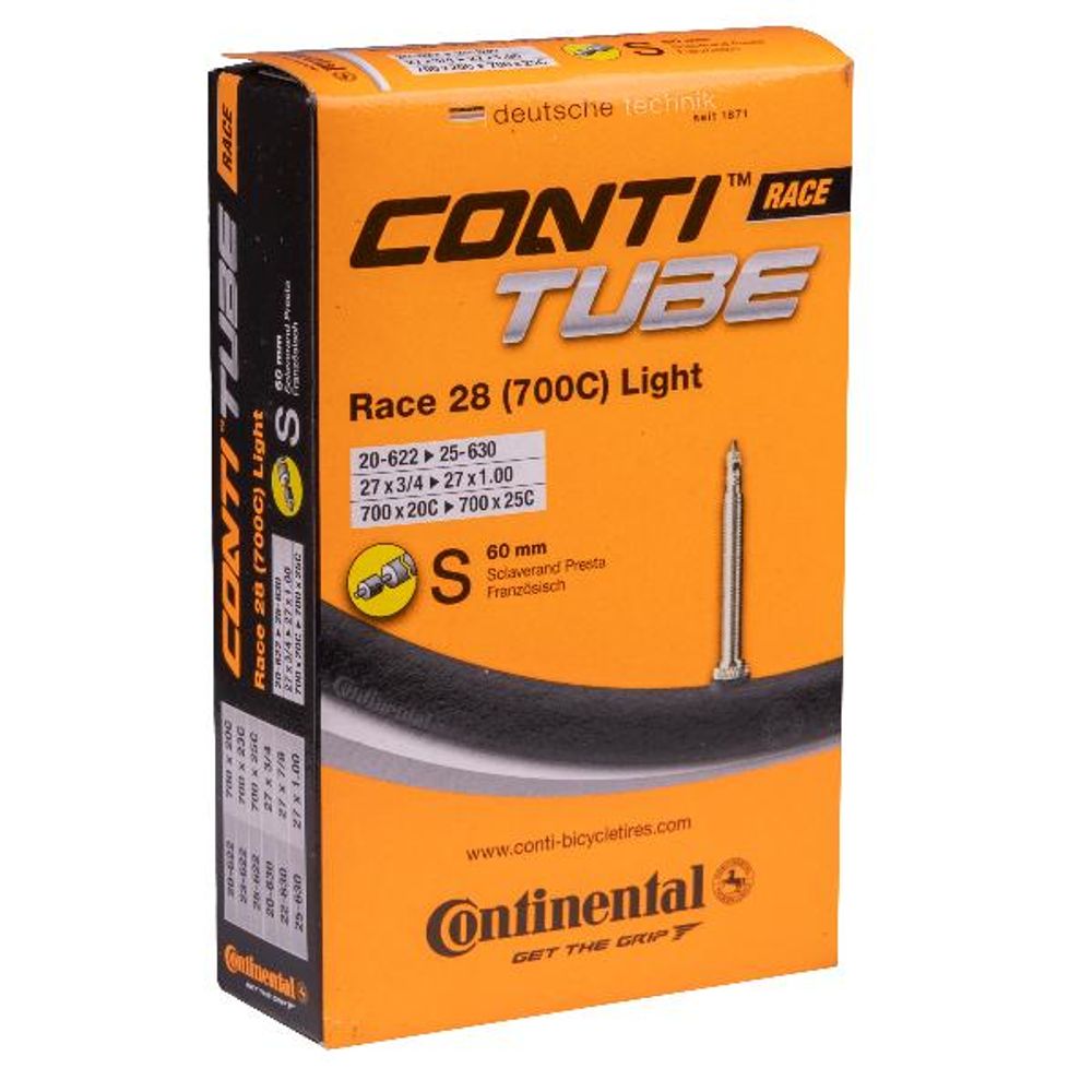 Камера 28" Continental 28"/700x20С-25С спорт 60мм Race Light/02-0181831