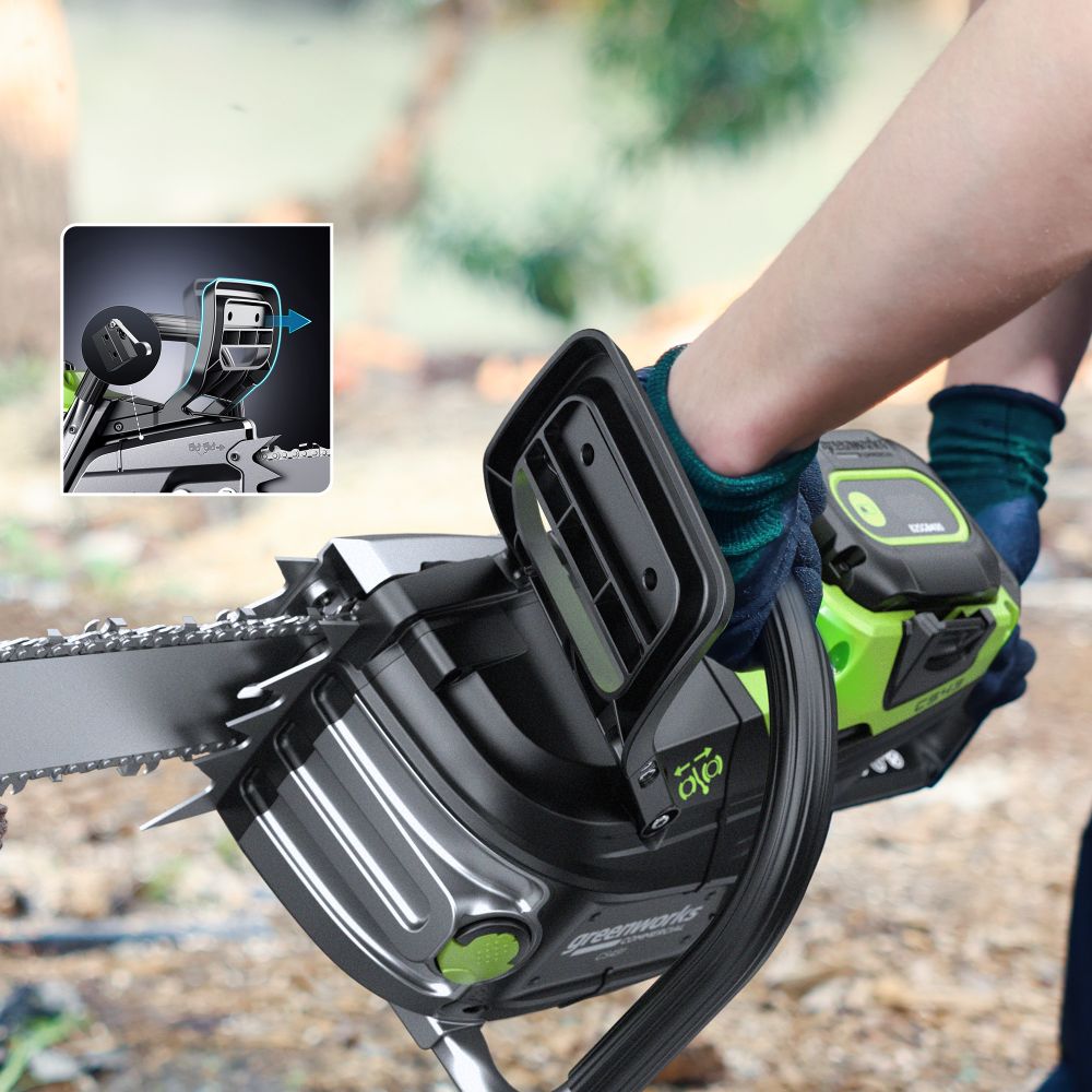 Цепная пила аккумуляторная Greenworks OCS800, 82V, 5,0 кВт, 50 см, бесщеточная, без АКБ и ЗУ (2009707)
