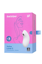 Белый вакуум-волновой вибростимулятор Vulva Lover 2 (Цвет: белый)