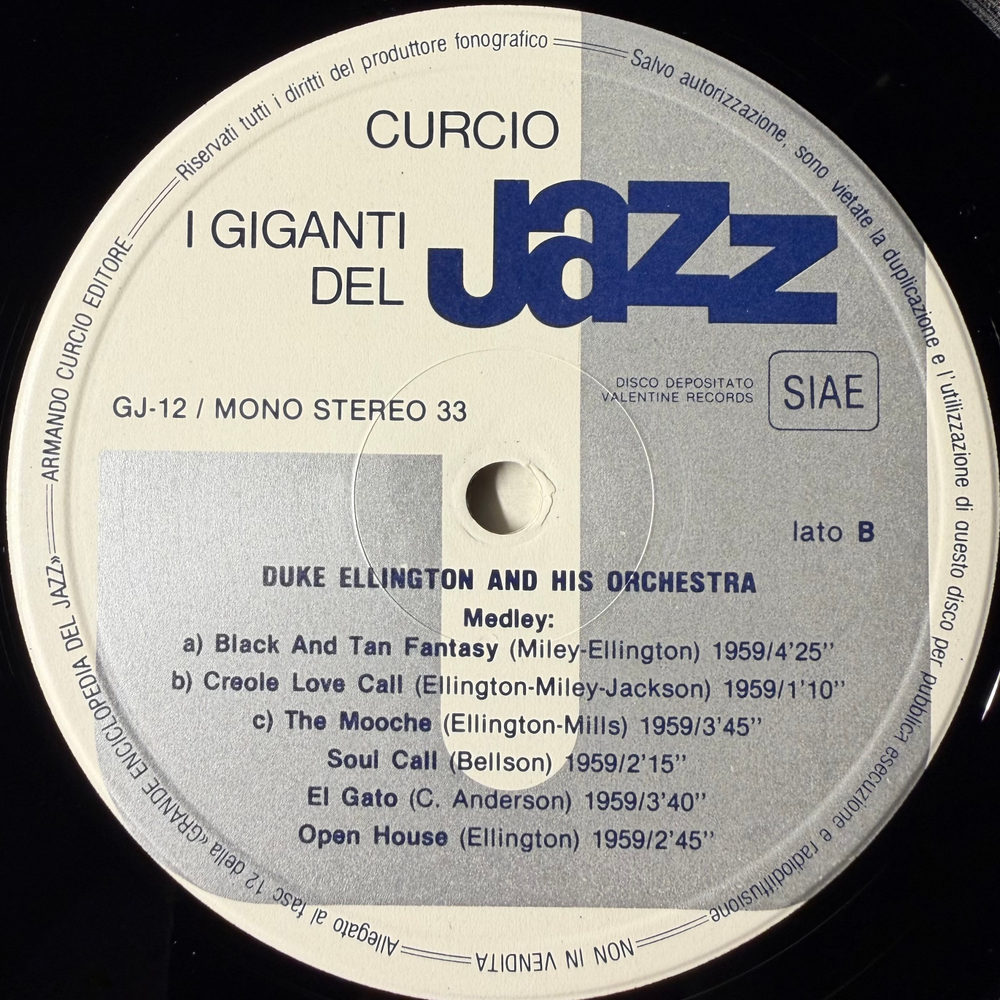 Сборник Jazz Giants 2LP (Италия 1981г.)