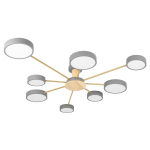 Потолочная светодиодная люстра Loft It Sunrise  10316/8 Grey