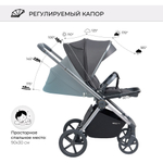 Прогулочная коляска Sweet Baby Elegante BRD Grey