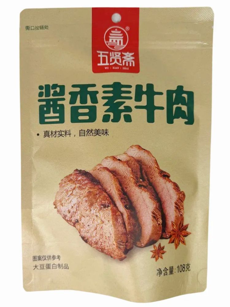 Мясо соевое Wuxianzhai с соевым соусом 108 г x 4 шт