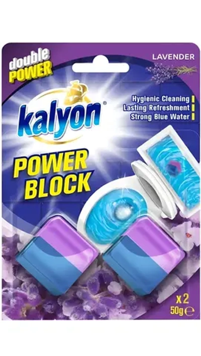 Kalyon Кубики для туалетного бочка Лаванда 2*50гр