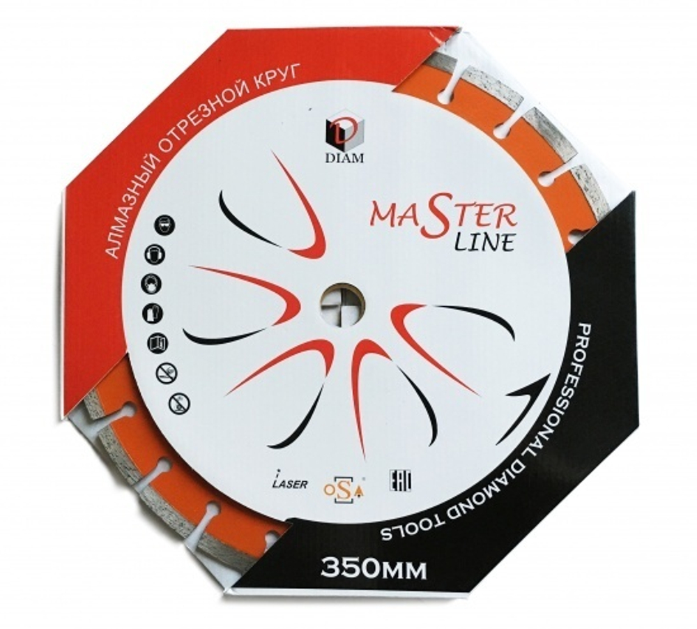 Круг алмазный 400*32/25.4*3.0*10 DIAM Master Line универсальный 000494