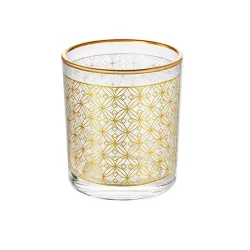 Стакан Олд Фэшн 320 мл Vintage Amber декор d 8 см h9 см "UTOPIA" P.L.- Barbossa [6]
