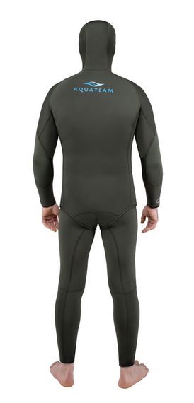 Гидрокостюм AquaTeam Hunter Jako 7 мм ультраспан/открытая пора оливковый