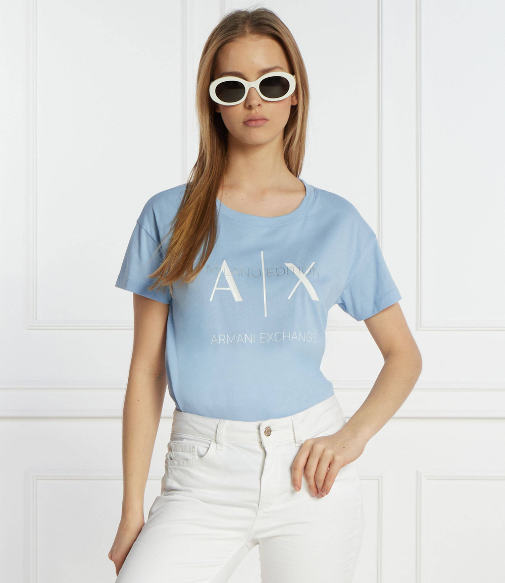 Футболка Armani Exchange - голубой(3DYT36 YJ3RZ)
