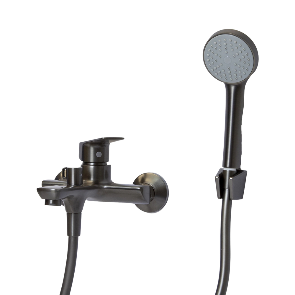Смеситель для ванны 35k MIXLINE МЛ15-01 (ML15-01GR) ГРАФИТ