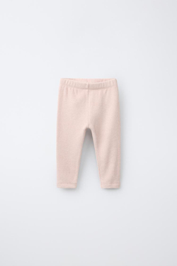 ZARA ОДНОТОННЫЕ ЛЕГИНСЫ SOFT TOUCH, РОЗОВЫЙ