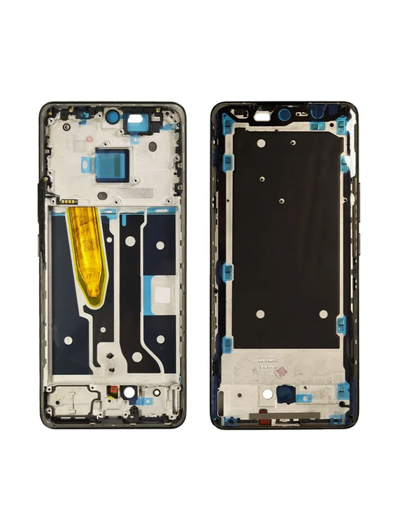 Рамка (средняя часть корпуса) для Realme 11 Pro+ черная (Black)