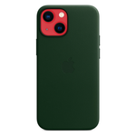 Кожаный чехол с поддержкой MagSafe Apple Leather Case для iPhone 13 mini, Sequoia Green (Зеленая секвойя)