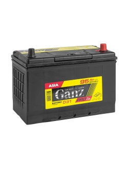 Аккумулятор GANZ PRO-Line JIS 95 А/ч, обратный R+, для легковых автомобилей, высокая мощность и надежность, Ca/Ca