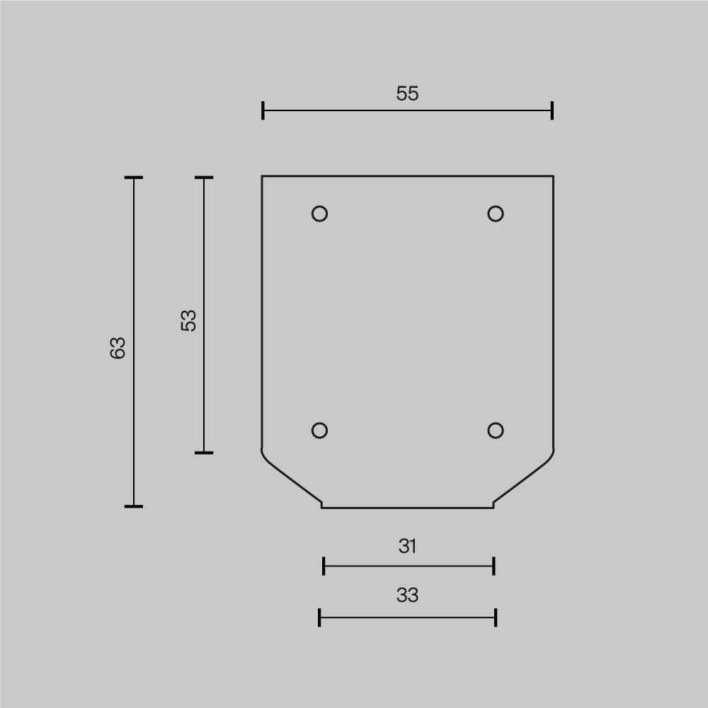 Комплектующие для профиля Technical TRA034MPEC-21S(N)