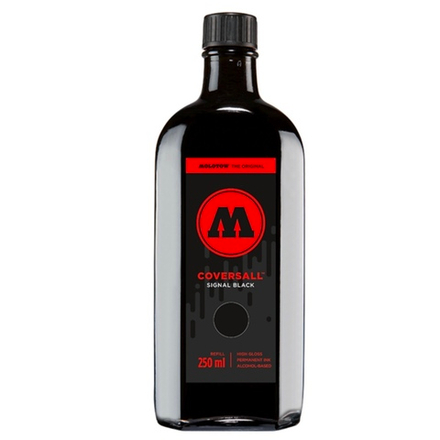 Заправка Molotow COVERSALL - 250мл (Черный)
