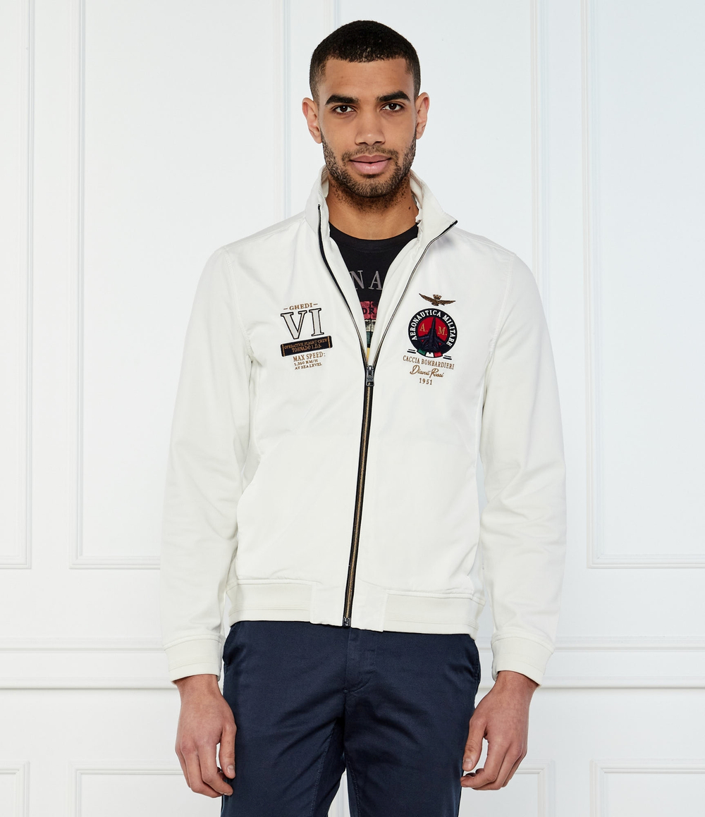 Куртка бомбер Aeronautica Militare - экрю(AF500F459)
