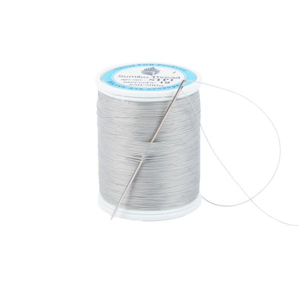 Нитки для пэчворка SumikoThread 200 м, (219 ярд), 19 св.серый