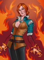 Открытка "Witcher: Triss"