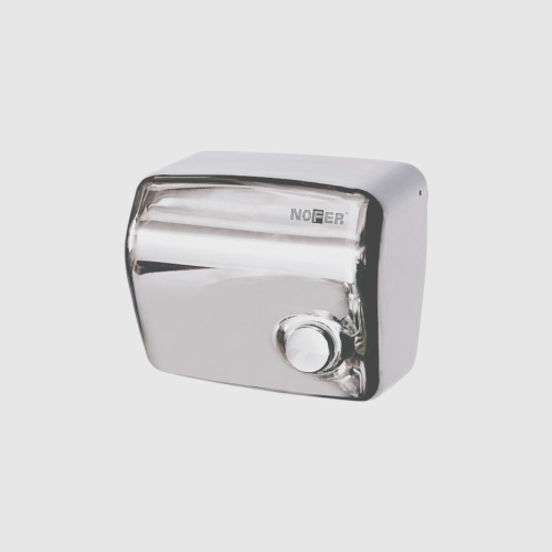 Сушилка c кнопкой 1500 W нерж. сталь KAI 01250.B глянцевый