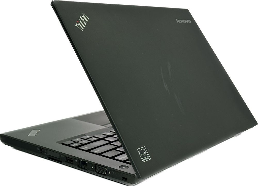 14" Уценённый ноутбук Lenovo Thinkpad T450 (1600x900, Intel Core i5-5300U, RAM 4ГБ, SSD 128ГБ, Intel HD Graphics 5500, Win 10 Pro)
