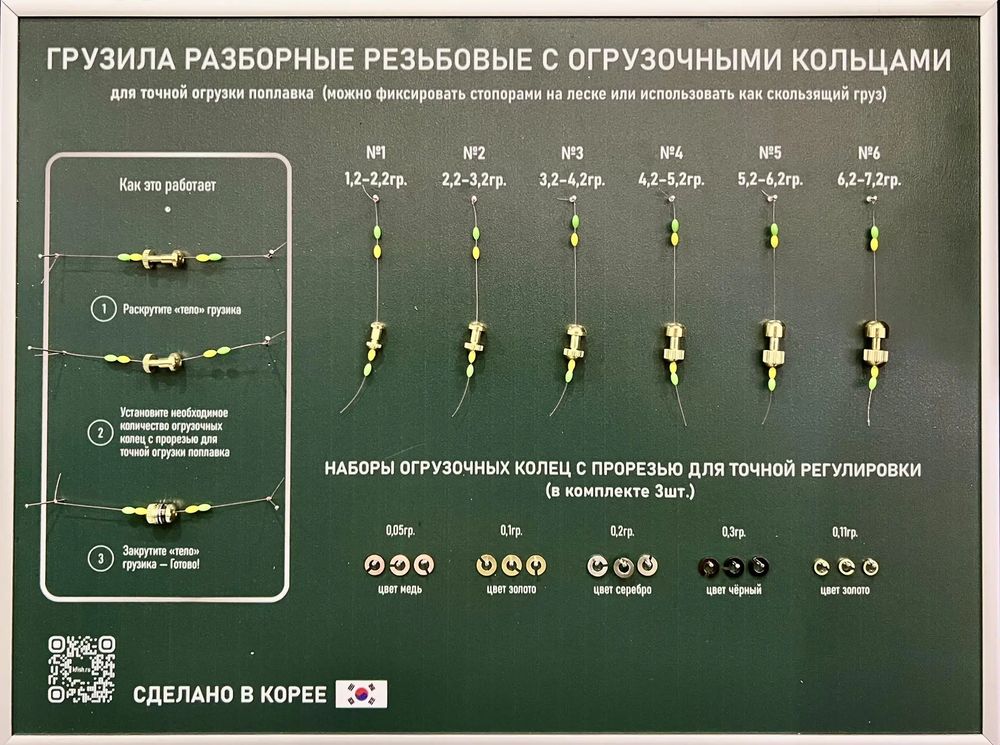 Стенд грузила разборные 300х400мм
