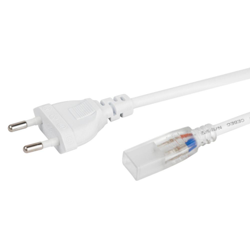 Источник питания ЭРА LS-power cord-220-3528 для светодиодной ленты 220В | Светодиодные ленты 220В и аксессуары
