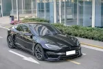 Обвес для Tesla Model S 2021+ Тесла С диффузор спойлер губа переднего бампера боковые юбки